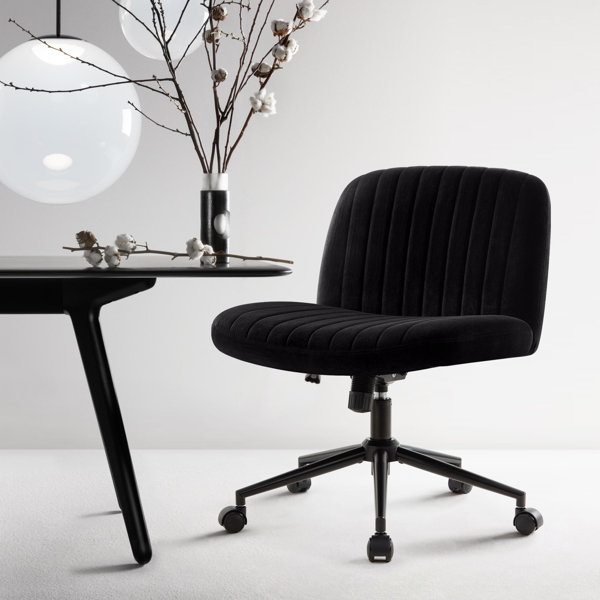 Wayfair armless office deals chairs